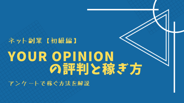 Your Opinionの解説