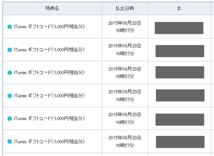 ⑨CLUB-ntt-westでiTunesカードを無料で手に入れる方法