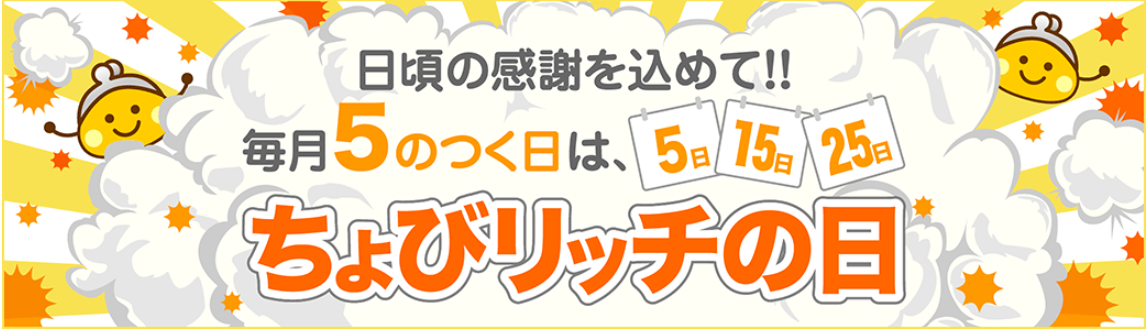 ちょびリッチの日の解説