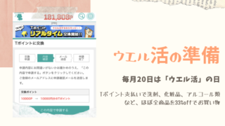ウエル活の準備