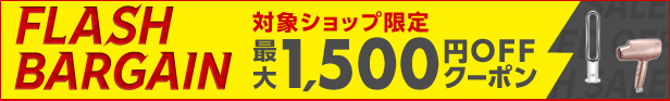 月に1度の最安値挑戦！FLASH BARGAIN