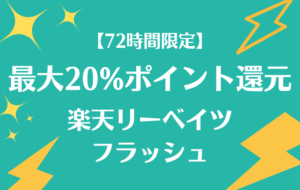 楽天リーベイツフラッシュの解説